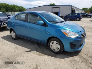2019 Mitsubishi Mirage ES z VIN ML32F3FJ0KHF16636, wystawiony jako Copart lot #58084715 z przebiegiem 74 305 mil mil oraz Szkoda całkowita • Salvage title. Historia ofert i sprzedaży dostępna na DreamBid. Obrazek 4.