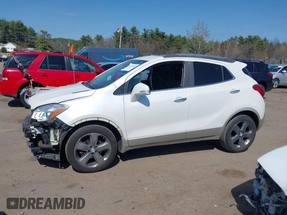 2014 Buick Encore Leather with VIN KL4CJCSB8EB740671, listed as a IAAI auction lot 42077603 with 112,561 mi miles and . Bid and sale history available at carsss.com. Image 15.