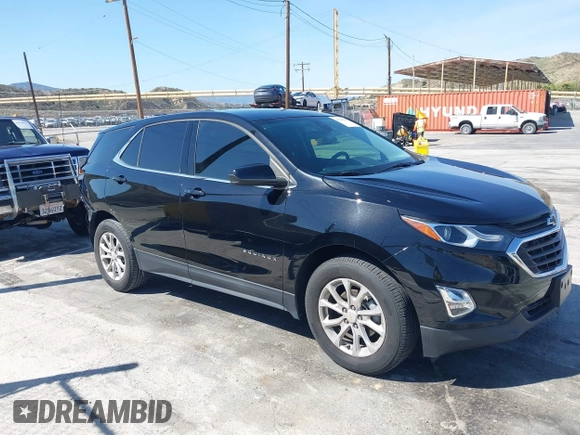 2020 Chevrolet Equinox LT with VIN 3GNAXKEV9LL188824, listed as a IAAI auction lot 41788255 with 42,727 mi miles. Bid and sale history available at carsss.com. Image 1.