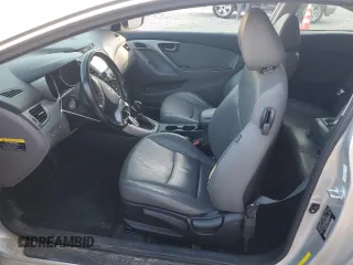 2014 Hyundai Elantra Coupe with VIN KMHDH6AH4EU026680, listed as a Copart auction lot 77350814 with 104,828 mi miles and Salvage Title. Bid and sale history available at carsss.com. Image 7.