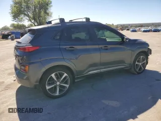 2019 Hyundai Kona Limited with VIN KM8K33A54KU225248, listed as a Copart auction lot 48243955 with 45,386 mi miles and Non Repairable. Bid and sale history available at carsss.com. Image 3.