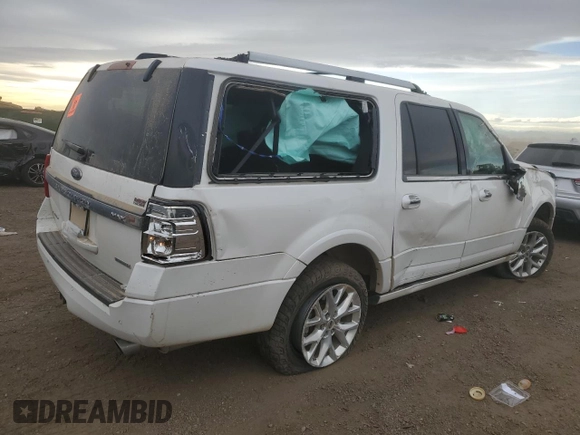 2017 Ford Expedition Max Limited z VIN 1FMJK2AT4HEA75961, wystawiony jako Copart lot #83821724 z przebiegiem 218 593 mil mil oraz Szkoda całkowita • Salvage title. Historia ofert i sprzedaży dostępna na DreamBid. Obrazek 3.