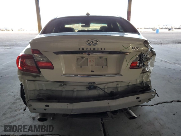2013 Infiniti M with VIN JN1BY1AR5DM604780, listed as a Copart auction lot 87883145 with 94,399 mi miles and Salvage Title. Bid and sale history available at carsss.com. Image 6.