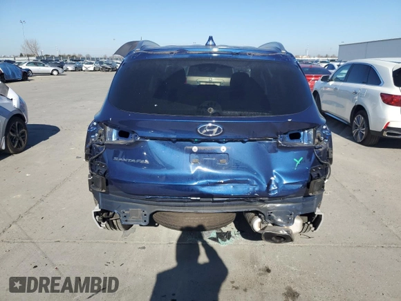 2021 Hyundai Santa Fe Essential with VIN 5NMS24AJ8MH357160, listed as a Copart auction lot 88753145 with 69,603 mi miles and Salvage Title. Bid and sale history available at carsss.com. Image 6.