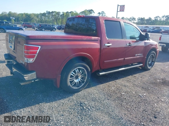 2008 Nissan Titan XE with VIN 1N6AA07D08N345373, listed as a IAAI auction lot 42035751 with 350,869 mi miles. Bid and sale history available at carsss.com. Image 4.