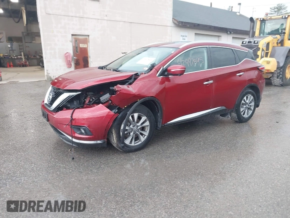 2015 Nissan Murano SL with VIN 5N1AZ2MH1FN269699, listed as a IAAI auction lot 42447845 with 211,764 mi miles and . Bid and sale history available at DreamBid. Image 18.