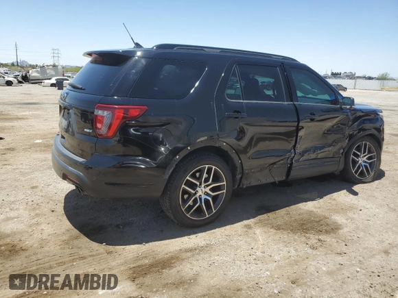 2018 Ford Explorer Sport с VIN 1FM5K8GT7JGB79558, выставлен на аукционе Copart как лот 60913215 с пробегом 136 168 миль миль и Списание • Salvage title. История ставок и продаж доступна на DreamBid. Изображение 3.