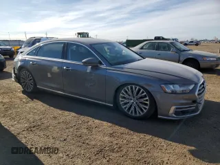 2019 Audi A8 L with VIN WAU8DAF84KN008101, listed as a Copart auction lot 50063905 with 46,816 mi miles and Salvage Title. Bid and sale history available at carsss.com. Image 4.