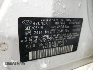 2020 Genesis G70 2.0T с VIN KMTG44LA6LU055517, выставлен на аукционе Copart как лот 44498445 с пробегом 76 816 миль миль и Списание • Salvage title. История ставок и продаж доступна на DreamBid. Изображение 14.