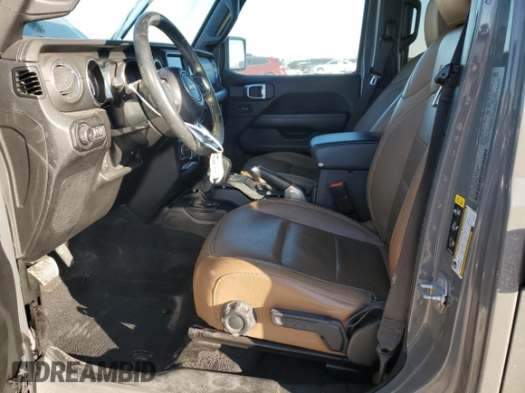 2020 Jeep Wrangler Unlimited Sahara with VIN 1C4HJXEM1LW325049, listed as a Copart auction lot 48429215 with 53,186 mi miles and Salvage Title. Bid and sale history available at carsss.com. Image 7.