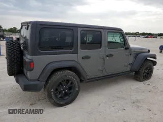 2021 Jeep Wrangler Unlimited Sport S with VIN 1C4HJXDG8MW576406, listed as a Copart auction lot 56369535 with 58,355 mi miles and Salvage title. Bid and sale history available at DreamBid. Image 3.