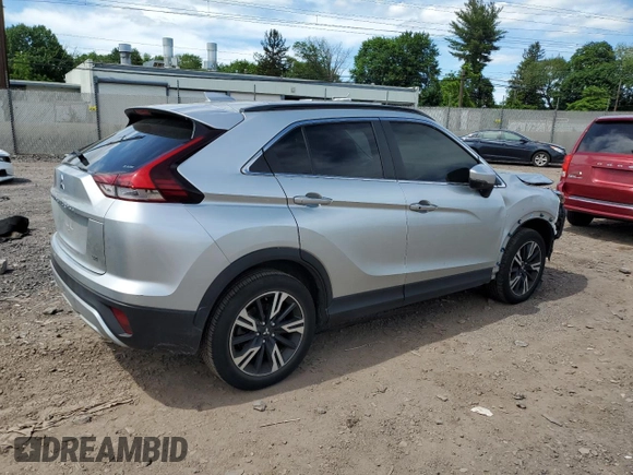 2023 Mitsubishi Eclipse Cross SE with VIN JA4ATWAA0PZ034008, listed as a Copart auction lot 57229795 with 31,713 mi miles and Salvage title. Bid and sale history available at DreamBid. Image 3.