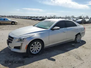 2014 Cadillac CTS Luxury RWD with VIN 1G6AR5SX0E0134728, listed as a Copart auction lot 50812825 with 52,573 mi miles and Salvage Title. Bid and sale history available at carsss.com. Image 1.