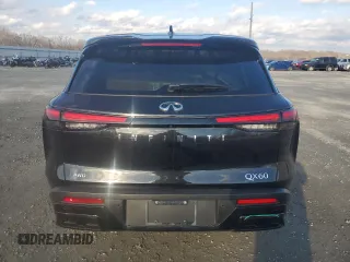2024 Infiniti QX60 Pure с VIN 5N1DL1ES7RC339662, выставлен на аукционе Copart как лот 85735864 с пробегом 1 601 миль миль и Списание • Salvage title. История ставок и продаж доступна на DreamBid. Изображение 6.