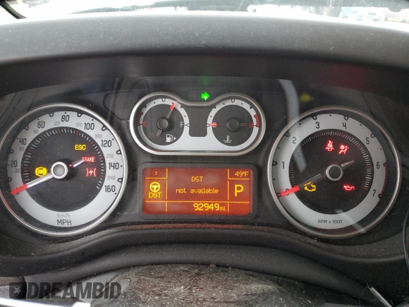 2014 FIAT 500L Trekking with VIN ZFBCFADH8EZ008838, listed as a Copart auction lot 76446664 with 92,949 mi miles and Salvage Title. Bid and sale history available at carsss.com. Image 9.
