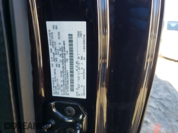 2020 Ford F-150 XL with VIN 1FTEX1EB0LFA55471, listed as a Copart auction lot 45352065 with 53,912 mi miles and Salvage title. Bid and sale history available at DreamBid. Image 12.
