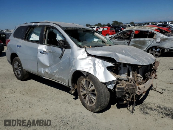 2018 Nissan Pathfinder Platinum with VIN 5N1DR2MM7JC642064, listed as a Copart auction lot 64602024 with Not provided miles and Salvage title. Bid and sale history available at DreamBid. Image 4.