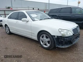 2004 Mercedes-Benz S 430 with VIN WDBNG70J54A411959, listed as a IAAI auction lot 42435945 with 37,056 mi miles and . Bid and sale history available at DreamBid. Image 1.