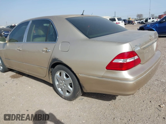 2005 Lexus LS 430 z VIN JTHBN36F655004313, wystawiony jako IAAI lot #41732745 z przebiegiem 133 928 mil mil oraz . Historia ofert i sprzedaży dostępna na DreamBid. Obrazek 6.