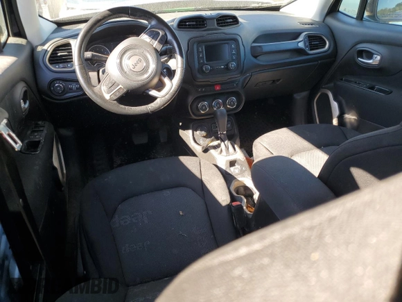 2017 Jeep Renegade Latitude z VIN ZACCJBBB5HPF56069, wystawiony jako Copart lot #74359274 z przebiegiem 153 998 mil mil oraz Nie do naprawy. Historia ofert i sprzedaży dostępna na DreamBid. Obrazek 8.