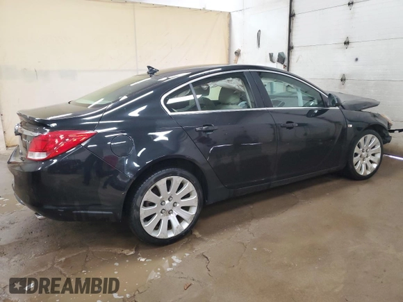 2011 Buick Regal CXL Turbo TO6 with VIN W04G05GV7B1079526, listed as a Copart auction lot 72024784 with 102,335 mi miles and Clean Title. Bid and sale history available at carsss.com. Image 3.