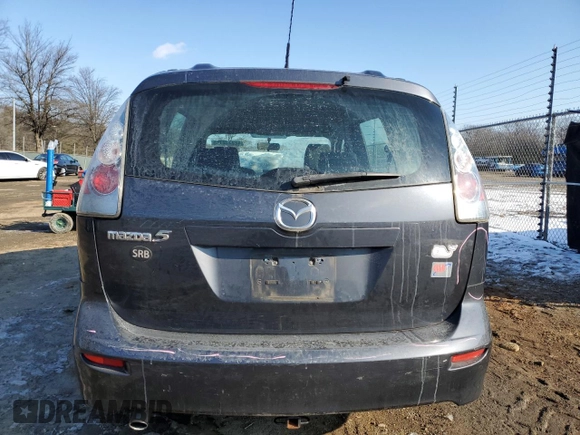 2006 Mazda 5 Sport with VIN JM1CR293960124935, listed as a Copart auction lot 42375275 with 125,750 mi miles and Salvage Title. Bid and sale history available at DreamBid. Image 6.