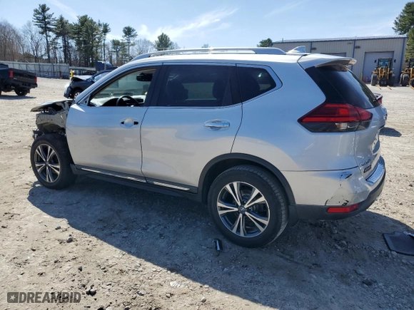 2017 Nissan Rogue SV with VIN 5N1AT2MV4HC758166, listed as a Copart auction lot 49871065 with 0 mi miles and Salvage Title. Bid and sale history available at carsss.com. Image 2.