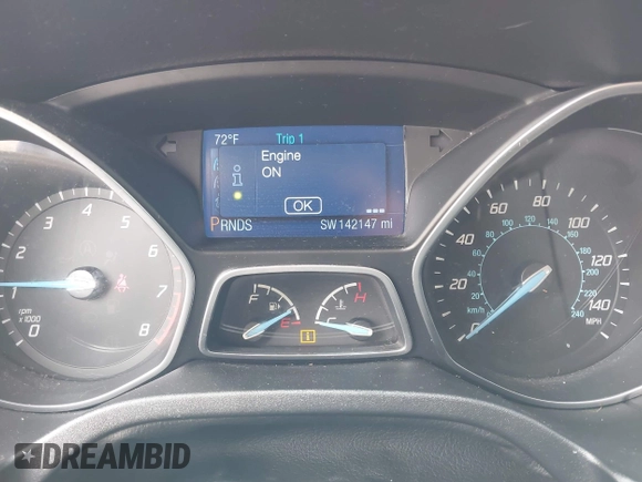2014 Ford Focus SE with VIN 1FADP3K21EL275515, listed as a IAAI auction lot 42064704 with 142,147 mi miles. Bid and sale history available at carsss.com. Image 7.