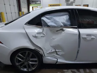 2014 Lexus IS 350 with VIN JTHCE1D2XE5003044, listed as a IAAI auction lot 41005435 with 131,817 mi miles. Bid and sale history available at carsss.com. Image 6.
