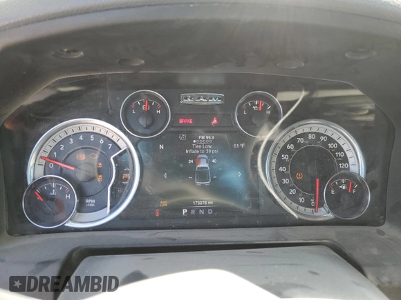 2016 Ram 1500 Big Horn z VIN 3C6RR7LT9GG207415, wystawiony jako Copart lot #52446215 z przebiegiem 173 278 mil mil oraz Szkoda całkowita • Salvage title. Historia ofert i sprzedaży dostępna na DreamBid. Obrazek 9.