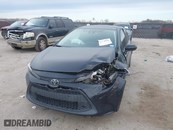 2020 Toyota Corolla LE with VIN 5YFEPRAE0LP021439, listed as a IAAI auction lot 41278038 with 138,614 mi miles. Bid and sale history available at carsss.com. Image 17.