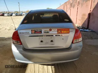 2008 Kia Spectra EX with VIN KNAFE122685574002, listed as a Copart auction lot 76171514 with 0 mi miles and Salvage Title. Bid and sale history available at carsss.com. Image 6.