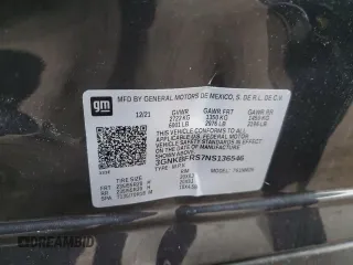 2022 Chevrolet Blazer Premier z VIN 3GNKBFRS7NS136546, wystawiony jako Copart lot #81519594 z przebiegiem 34 151 mil mil oraz Szkoda całkowita • Salvage title. Historia ofert i sprzedaży dostępna na DreamBid. Obrazek 13.