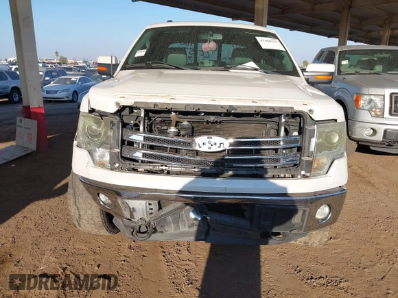 2013 Ford F-150 XL with VIN 1FTFW1ET0DFC58121, listed as a IAAI auction lot 41468151 with 132,219 mi miles. Bid and sale history available at carsss.com. Image 6.