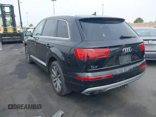2017 Audi Q7 Premium Plus with VIN WA1LAAF72HD014498, listed as a IAAI auction lot 42154023 with 54,006 mi miles. Bid and sale history available at carsss.com. Image 3.