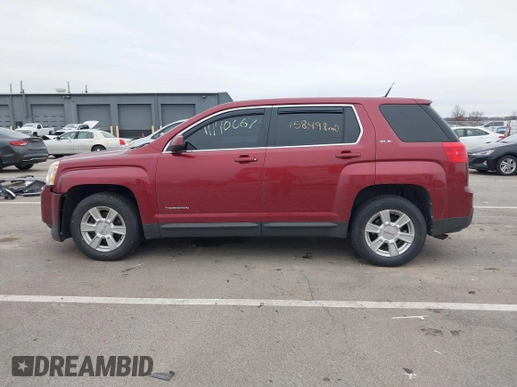 2010 GMC Terrain SLE-1 with VIN 2CTALBEW4A6248737, listed as a IAAI auction lot 41140067 with 158,498 mi miles. Bid and sale history available at carsss.com. Image 15.