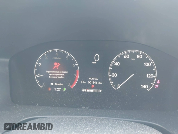 2025 Honda CR-V EX with VIN 7FARS4H43SE011163, listed as a IAAI auction lot 41530834 with 1,346 mi miles and . Bid and sale history available at DreamBid. Image 7.
