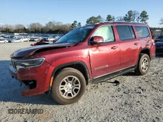 2022 Jeep Grand Wagoneer с VIN 1C4SJUAT7NS217837, выставлен на аукционе Copart как лот 44612125 с пробегом 29 191 миль миль и Списание • Salvage title. История ставок и продаж доступна на DreamBid. Изображение 1.