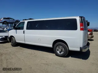 2018 Chevrolet Express Passenger LT with VIN 1GAZGPFG0J1331553, listed as a Copart auction lot 69189694 with 84,376 mi miles and Salvage Title. Bid and sale history available at carsss.com. Image 2.