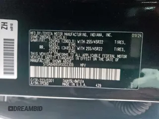 2024 Lexus TX 500h F Sport Premium z VIN 5TDABAB65RS002309, wystawiony jako Copart lot #50691165 z przebiegiem 16 389 mil mil oraz Szkody całkowita. Historia ofert i sprzedaży dostępna na DreamBid. Obrazek 14.