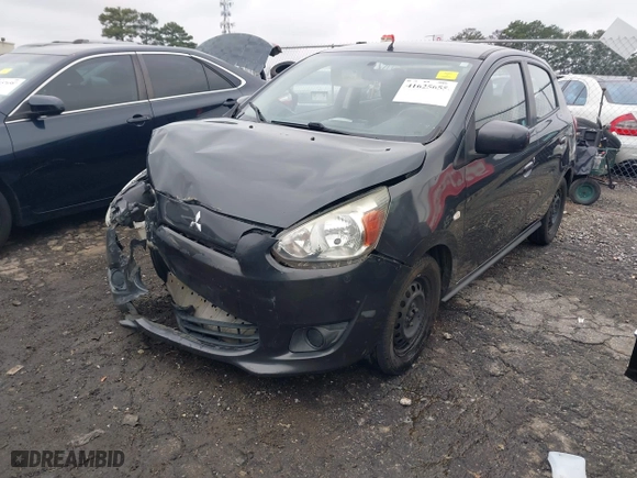 2014 Mitsubishi Mirage DE with VIN ML32A3HJ9EH015709, listed as a IAAI auction lot 41625655 with 94377 miles. Bid and sale history available at carsss.com. Image 17.