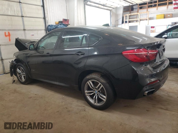 2017 BMW X6 xDrive35i z VIN 5UXKU2C54H0N84719, wystawiony jako Copart lot #55961065 z przebiegiem 56 452 mil mil oraz Szkoda całkowita • Salvage title. Historia ofert i sprzedaży dostępna na DreamBid. Obrazek 2.