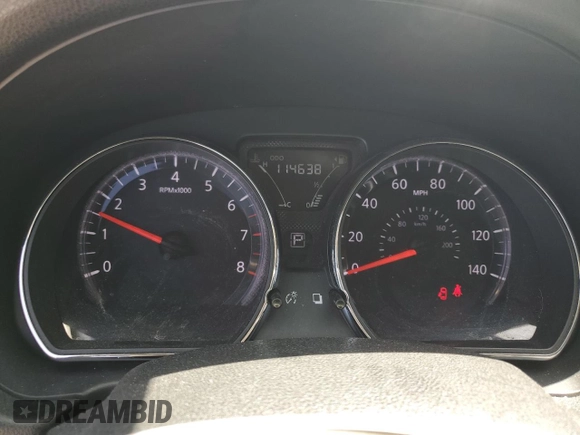 2016 Nissan Versa S Plus with VIN 3N1CN7AP4GL895608, listed as a Copart auction lot 60890815 with 114,638 mi miles and Salvage title. Bid and sale history available at DreamBid. Image 9.