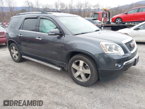 2011 GMC Acadia SLT1 with VIN 1GKKVRED5BJ214252, listed as a IAAI auction lot 41502807 with 181,089 mi miles. Bid and sale history available at carsss.com. Image 1.