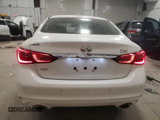 2022 Infiniti Q50 Luxe z VIN JN1EV7BR7NM340311, wystawiony jako Copart lot #53694445 z przebiegiem 12 308 mil mil oraz Szkoda całkowita • Salvage title. Historia ofert i sprzedaży dostępna na DreamBid. Obrazek 6.