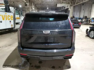 2023 Cadillac Escalade 4WD Sport Platinum with VIN 1GYS4GKL5PR336482, listed as a Copart auction lot 51202425 with 0 mi miles and Salvage Title. Bid and sale history available at carsss.com. Image 6.