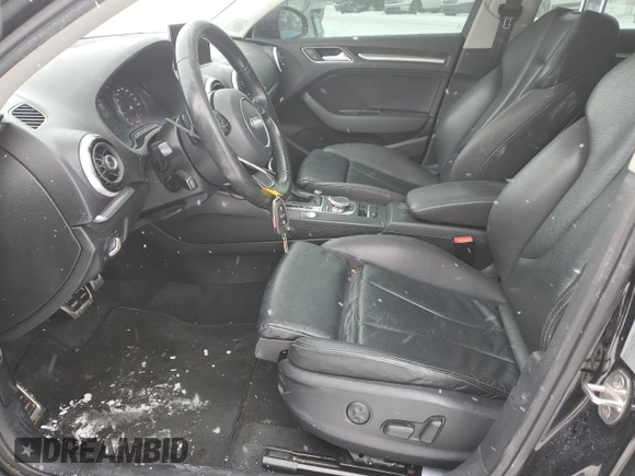 2015 Audi A3 2.0T Premium Plus with VIN WAUEFGFF6F1125982, listed as a Copart auction lot 46161475 with 129,183 mi miles and Salvage Title. Bid and sale history available at carsss.com. Image 7.