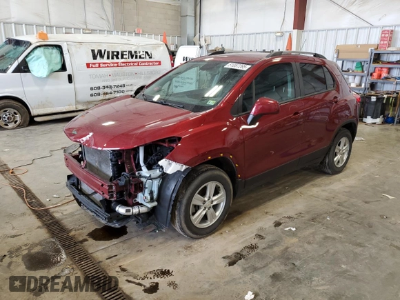 2022 Chevrolet Trax LT with VIN KL7CJPSM8NB507269, listed as a Copart auction lot 51087265 with 41,960 mi miles and Salvage title. Bid and sale history available at DreamBid. Image 1.