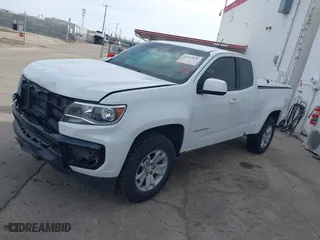 2022 Chevrolet Colorado 2WD LT with VIN 1GCHSCEA2N1117936, listed as a IAAI auction lot 41922876 with 34,537 mi miles. Bid and sale history available at carsss.com. Image 2.