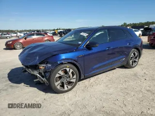 2022 Audi e-tron Premium with VIN WA1AAAGE1NB033863, listed as a Copart auction lot 84621644 with 60,296 mi miles and Salvage Title. Bid and sale history available at carsss.com. Image 1.